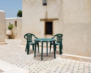 Plastová židle Keter Mallorca tmavě zelená