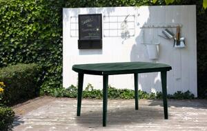 Zahradní stůl Keter Elise plastový tmavě zelený