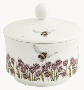 Cukřenka z kostního porcelánu Bumble Bee