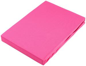 BOXSPRINGOVÉ PROSTĚRADLO, žerzej, pink, 90/220 cm Novel - Prostěradla