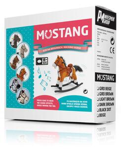 Houpací koník Mustang světle hnědý