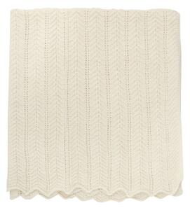 Deka z měkoučké alpacké vlny "Off-White" HUTTEliHUT