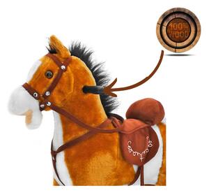 Houpací koník Mustang světle hnědý
