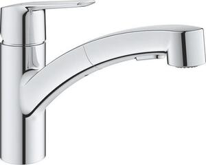 Kuchyňská baterie s výsuvnou sprchou, GROHE QUICKFIX Start, 2 druhy proudu, rozsah otáčení 90°, 30531001