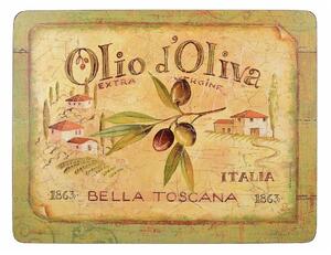 Creative Tops Premium - korkové prostírání Olio D'Oliva 30x23 cm, 6 ks