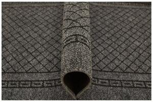 Associated Weavers Čistící zóna protiskluzová Way 402 šedá pogumovaná Šíře: 100 cm