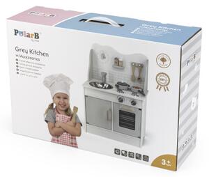 Dětská kuchyňka Viga 44049 PolarB eco šedá