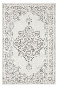 Šedo-krémový venkovní koberec NORTHRUGS Tilos, 160 x 230 cm