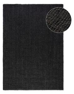 Černý jutový koberec 160x230 cm Bouclé – Hanse Home