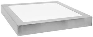 Výprodej - LED panel Ecolite RAFA2 25W chrom čtverec přisazený teplá bílá LED-CSQ-25W/27/CHR