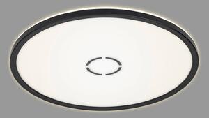 Stropní svítidlo LED zdarma, Ø 42 cm, černé