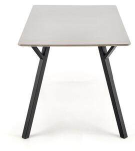Jídelní stůl Balen 140x77x80 cm (šedá, černá)