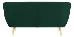 Zelená Dvoumístná pohovka Amelie 158 × 73 × 83 cm MAZZINI SOFAS