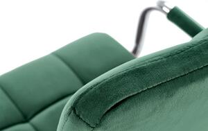 Dětská židle na kolečkách GONZO 4 — látka, zelená