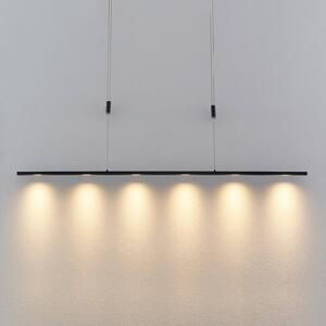 Lucande Stakato LED stropní světlo 6 zdrojů 140 cm