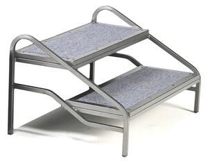 AJ Produkty Schody na pódium, 1000x650x410 mm, šedé
