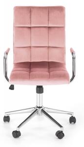 Kancelářská židle GONZO 4 Halmar Světle růžová