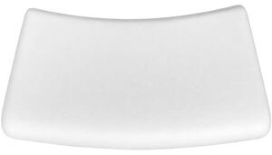 Podhlavník pro vany - obdélníkový - bílý - 30x15 cm