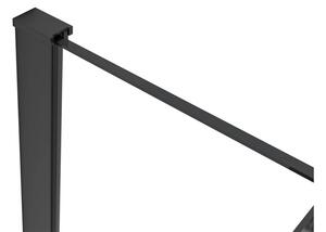Profil pro sprchové zástěny Walk-in Onyx - 8 mm - černá matná - 15 mm
