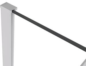 Profil pro sprchové zástěny Walk-in Onyx - 8 mm - bílá matná - 15 mm