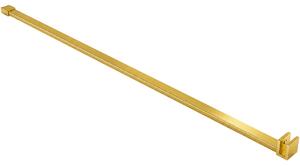 Sprchová vzpěra Onyx - hranatá- vodorovná - zlatá - 150 cm