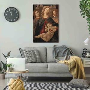 Reprodukce obrazu Madona s dítětem a dvěma anděly