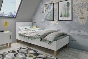 Kocot Dětská postel Kubík - bílá 180x80 cm