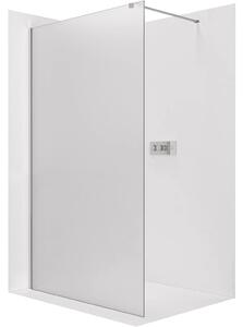 Sprchová zástěna Walk-in Onyx Cube L/P - 8 mm - hranatá vzpěra - chrom, mléčné sklo - 30x200 cm