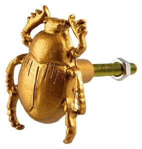 Sass & Belle Zlatá nábytková úchytka ve tvaru brouka Gold Beetle