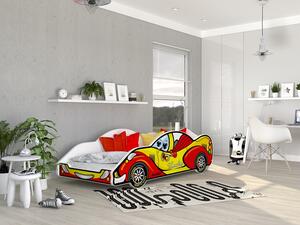 AJK Dětská postel auto 180x90 cm - závodní