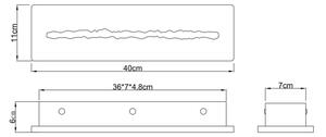 Globo 78394-17 - LED Nástěnné svítidlo ROJAS LED/17W/230V 3000K