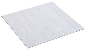 Samolepicí podlahové desky 20 ks PVC 1,86 m² bílé