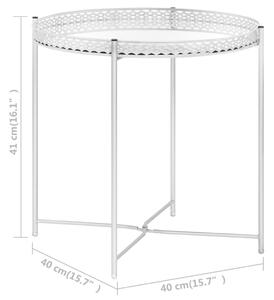 Stříbrný příruční stolek MAXINE