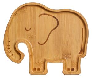 Sass & Belle Bambusový talířek ve tvaru slona Elephant Bamboo