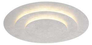 Globo 48465-40S - LED Stropní svítidlo HEDA 40W/230V 3000K pr. 49 cm stříbrná