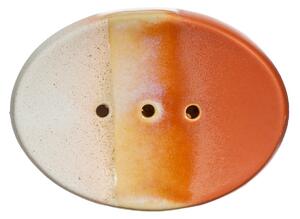 Sass & Belle Oranžová glazovaná mistička pod mýdlo Mojave
