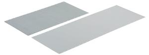 AJ Produkty Boční plechová výplň pro regál MIX s otevřeným rámem, 2100x500 mm, pozink