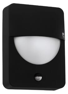 EGLO Venkovní nástěnné osvětlení s čidlem SALVANESCO, 1xE27, 28W, IP44, černé 98705