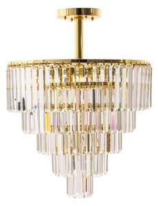 Zlaté stropní svítidlo v glamour stylu AMEDEO 50 cm
