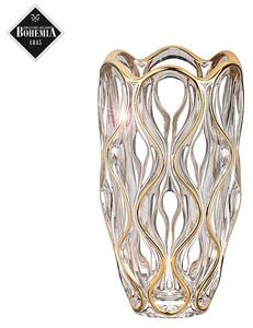 Skleněná váza Ocean Gold RAG87C01300G, Varianta Křišťálová