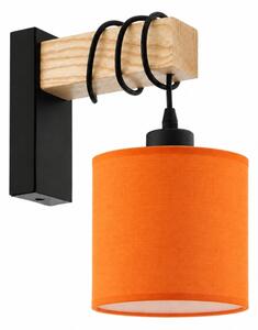 BRILAGI - Nástěnné svítidlo NUBILA 1xE27/60W/230V hnědá/černá/oranžová