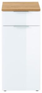 Koupelnová skříňka Melina (39x86x34 cm, dub / bílá)