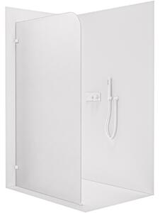 Sprchová zástěna Walk-in Orbis - Levá - 8 mm - bílá matná, mléčné sklo - 70x200 cm