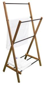 Němý sluha Scandinavian WOOD/BLACK, 7008813, rozměr 109 x 57,5 x 4,5 cm, IMPOL TRADE