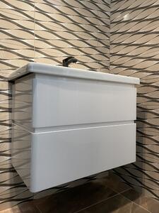 Kingsbath Lion Komo II 60 White koupelnová skříňka s umyvadlem
