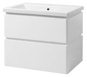Kingsbath Lion Komo II 60 White koupelnová skříňka s umyvadlem