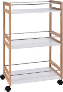 Storage Solutions 3-úrovňový kuchyňský vozík s kolečky, 80 cm