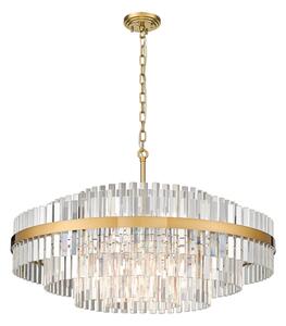 Zlaté závěsné svítidlo ve stylu glamour CONSTANTINOPLE 80 cm