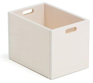 AJ Produkty Dřevěný úložný box MINNA, velký