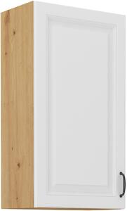 STL 45 cm skříňka horní jednodveřová STILO (výška 90 cm) Barevné provedení STILO: Dub Artisan / Bílý mat